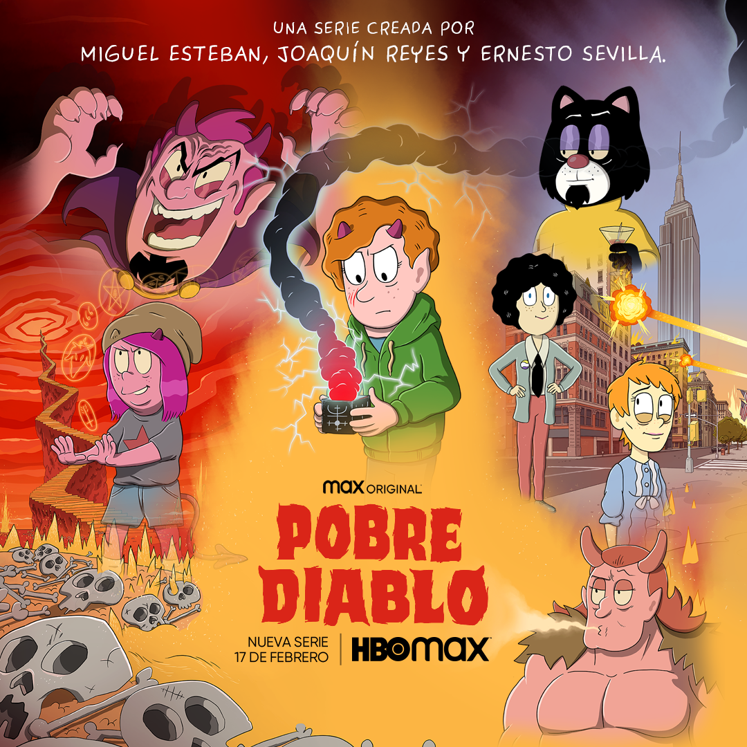 ‘Pobre diablo’, la primera serie de animación para adultos de HBO Max, se estrena el 17 de febrero